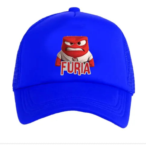 Jockey Gorro Niños Intensa Furia Regalo Pelicula Mente