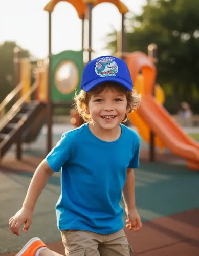 Jockey Tralalero Tralala Brainrot Niños Personalizado 1 Azul Talla Niños Lisa