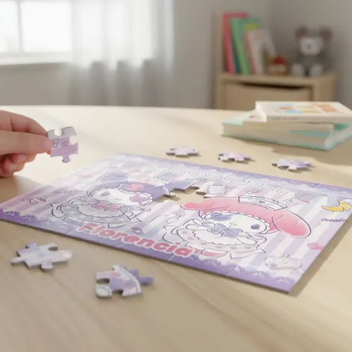 Puzzle Rompecabezas My Melody Kuromi Personalizado Niñas