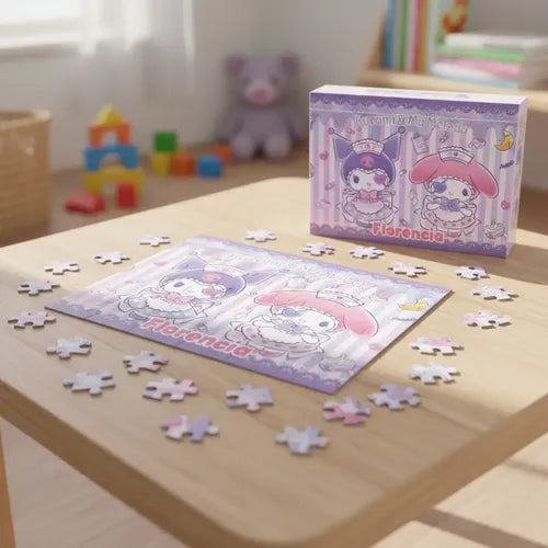 Puzzle Rompecabezas My Melody Kuromi Personalizado Niñas