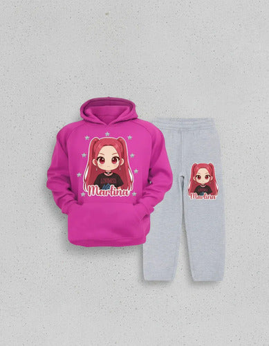 Buzo Mira Huntrix Guerreras Kpop Personalizado Niña Conjunt