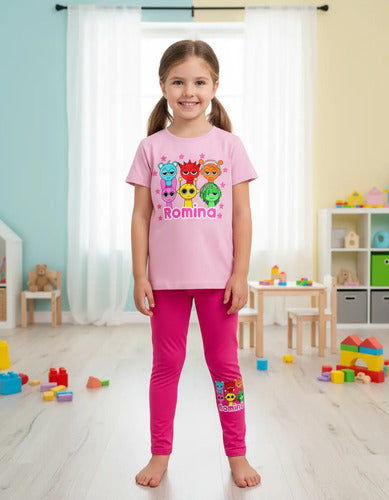 Polera Calza Larga Sprunki Niña Personalizado