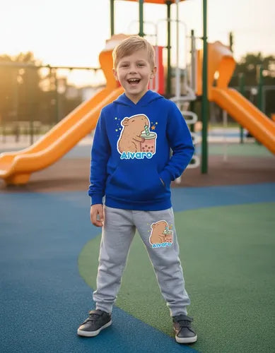 Buzo Capibara Poleron Pantalon Personalizado Niños