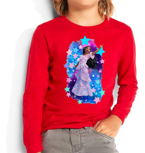 Polera Manga Larga Algodón Niñas Isabela Encanto