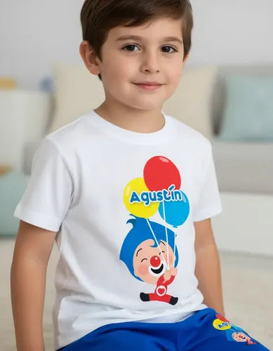 Pijama Plim Plim Personalizado Niños Y Niñas 100% Algodón