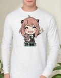 Camiseta Polar Manga Larga Polera Niña Anya Spy X Family Cat