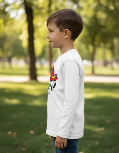 Camiseta Polar Manga Larga Polera Niño Marshall Paw Patrol
