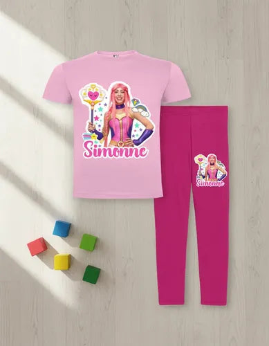 Polera Y Calza Luli Pampin Conjunto Niñas Personalizado