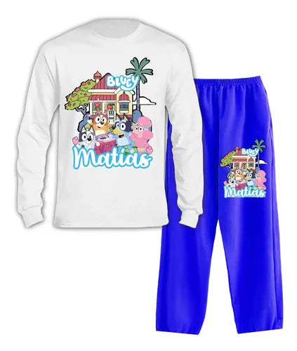 Pijama Largo Pelicula Red Mei Niñas Personalizado Algodon
