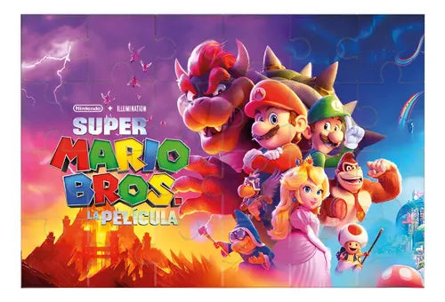 Puzzle Rompecabezas Mario Bros Pelicula Niños Regalo