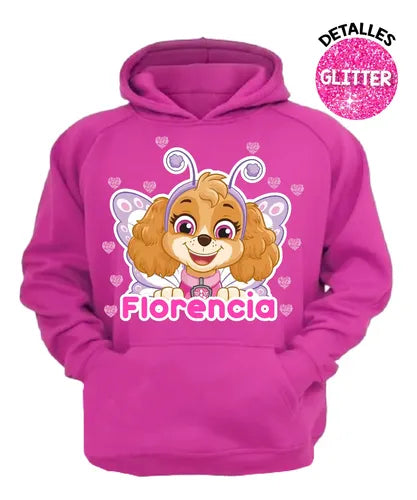 Buzo Skye Paw Patrol Pantalon Personalizado Niñas 3