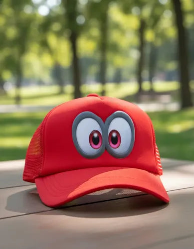 Jockey Gorro Niños Mario Odyssey Capi Regalo Navidad Rojo