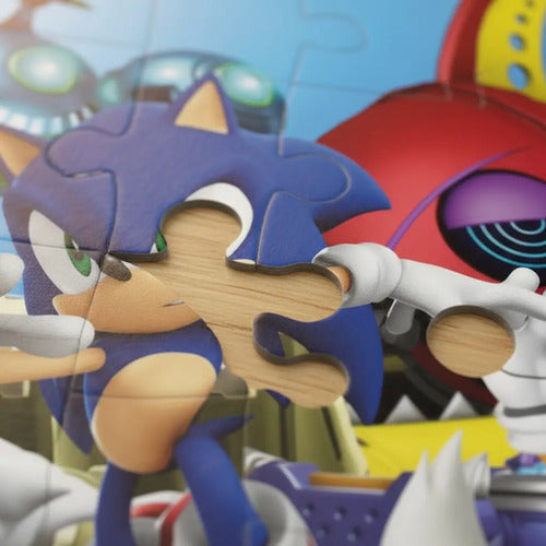 Puzzle Rompecabezas Sonic Y Amigos Niños Regalo