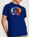 Polera Color Algodón 100% Niño Sonic 3 Pelicula Shadow
