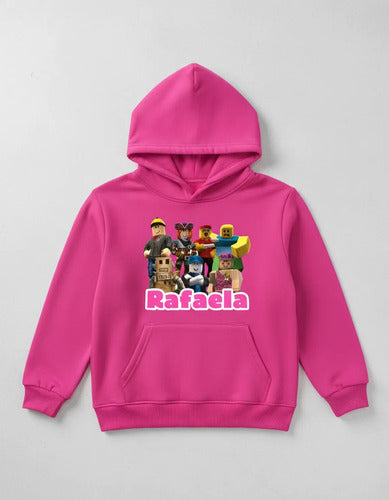 Poleron Pantalón De Buzo Roblox Personalizado Niña