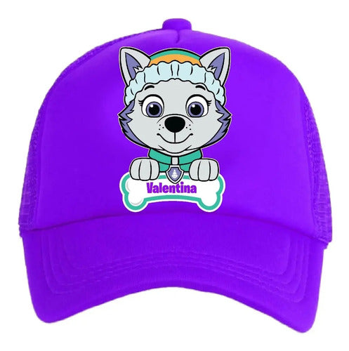 Jockey Everest Paw Patrol 1 Niñas Personalizado  Violeta Talla Niños