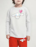 Pijama Largo Niñas Algodon Cinnamoroll Corazón