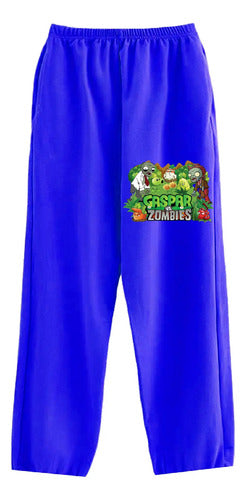 Pijama Largo Plantas Vs Zombies Niños Algodón Personalizado