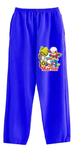 Pijama Largo Super Zings Algodón Niños Personalizado