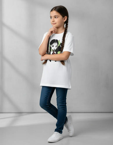 Polera Color Algodón 100% Niñas Merlina