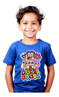 Polera Circo Digital Personalizada Niños Algodón 100%