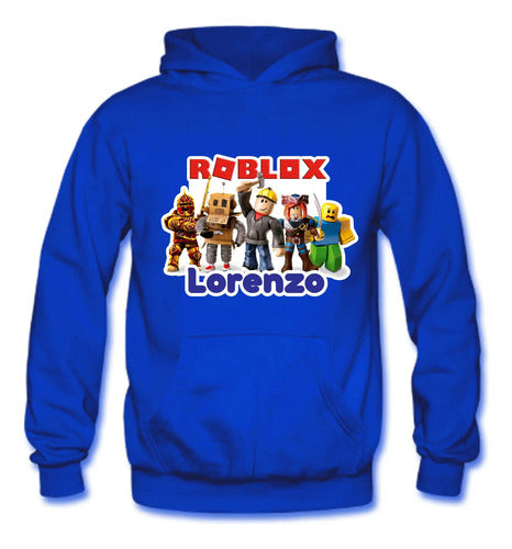 Polerón Canguro Roblox  Niños Personalizado