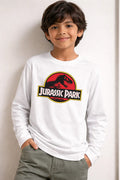 Camiseta Polar Manga Larga Polera Niño Jurassic Park