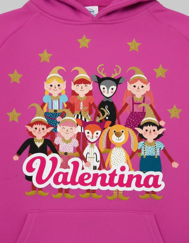 Polerón Duendes Mágicos Pantalón De Buzo Personalizado Niña