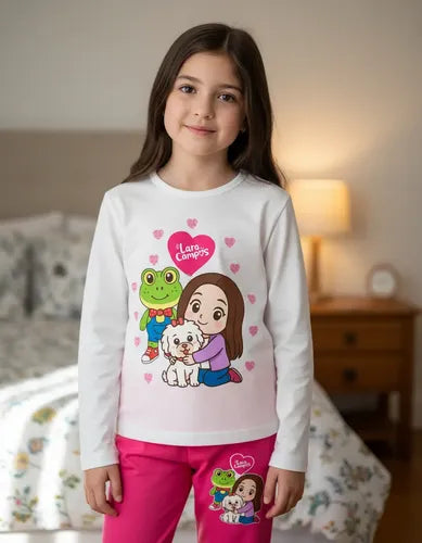 Pijama Largo Lara Campos Niñas