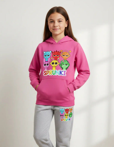 Buzo Sprunki Niña Pantalon Poleron Flex