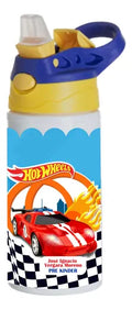 Botella Agua Colegio Hot Wheels Personalizada Niños Termica