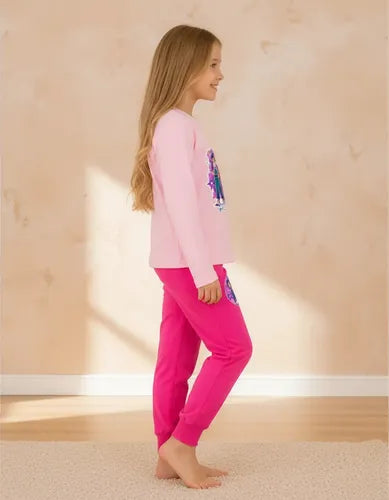 Pijama Niña Huntrix Algodón Manga Larga Invierno Suave
