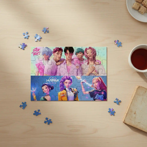 Puzzle Rompecabezas Huntrix Guerreras K Pop Y Saja Boys
