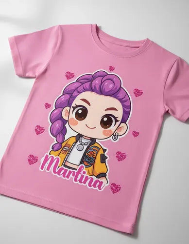 Polera Calza Rumi Huntrix Demon Hunters K Pop Personalizado