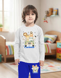 Pijama Largo Animales Safari Algodón Niños Personalizado