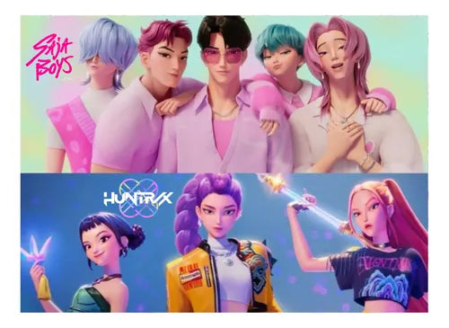 Puzzle Rompecabezas Huntrix Guerreras K Pop Y Saja Boys