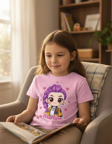 Polera Calza Rumi Huntrix Demon Hunters K Pop Personalizado