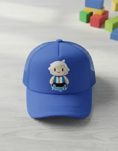 Jockey Chuy Mine Niños Personalizado Ajustable Azul Talla Niños Chuymine