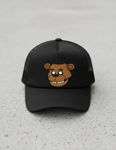 Jockey Gorro Niños Five Nights At Freddy's Regalo Navidad Negro