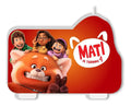 Vela De Cumpleaños Pelicula Red Personalizada