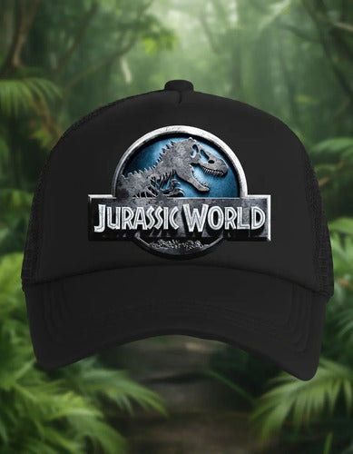 Jockey Gorro Niños Jurasic World Dinosaurios Regalo Navidad Negro