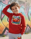 Buzo Auto Car Rojo Personalizado Niños Conjunto Deportivo 2