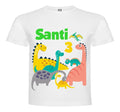 Polera Dinosaurios Bebe Cumpleaños