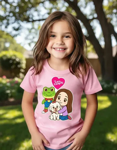 Polera Lara Campos Niñas 100% Algodón