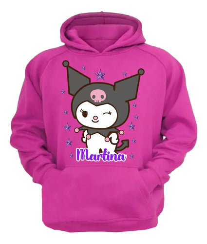 Polerón Kuromi Niñas Personalizado Algodón