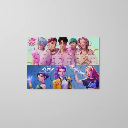 Puzzle Rompecabezas Huntrix Guerreras K Pop Y Saja Boys