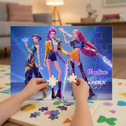 Puzzle Rompecabezas Huntrix Guerreras K Pop Personalizado 1