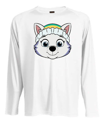 Camiseta Polar Manga Larga Polera Niñas Everest