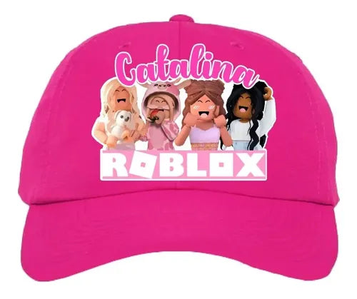 Jockey Roblox Niña Personalizado 2 Fucsia Talla Niños