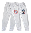 Pack 2 Calzoncillos Largos Capitán América Niños Algodón